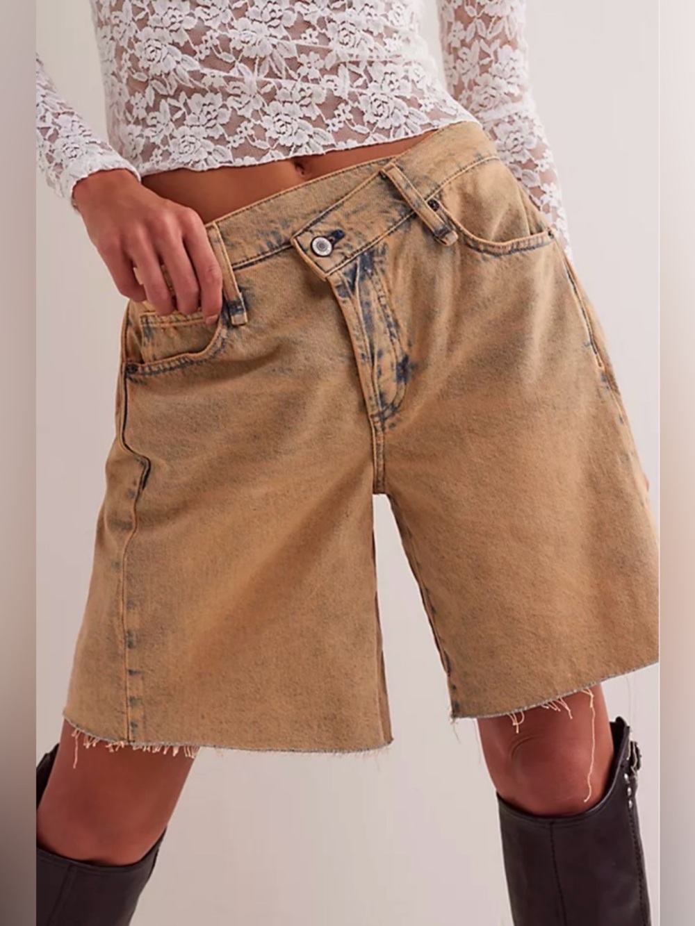 Free people boomerang long shorts